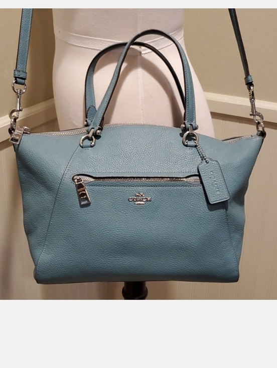 Coach Handbags - Coach Robin's egg blue Prairie handbag